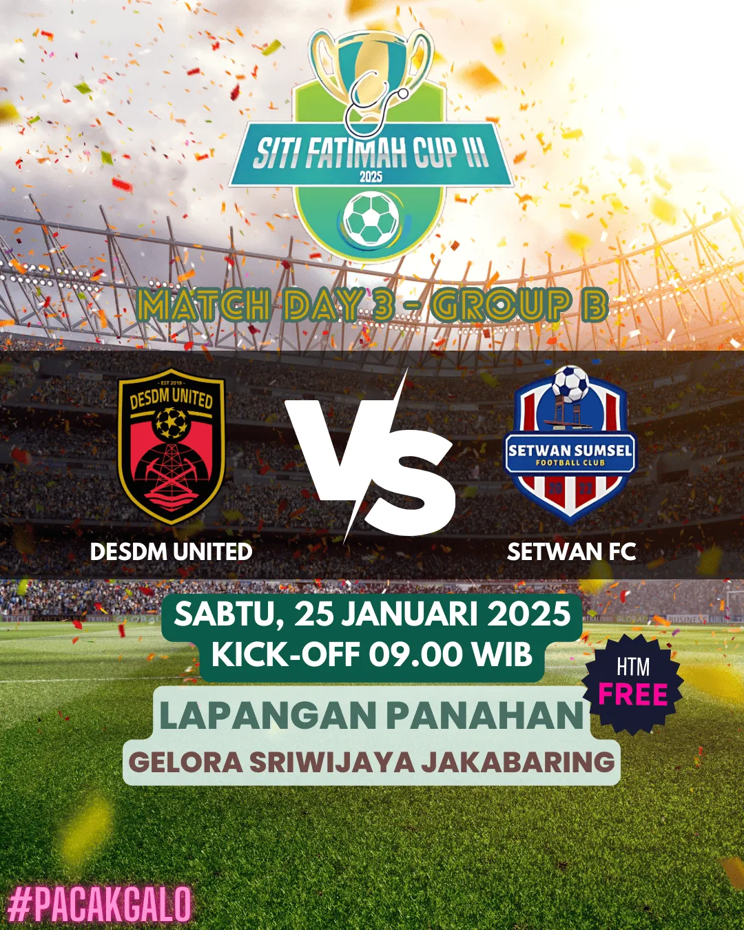 Match Day 3 Grup B Siti Fatimah Cup III 2025