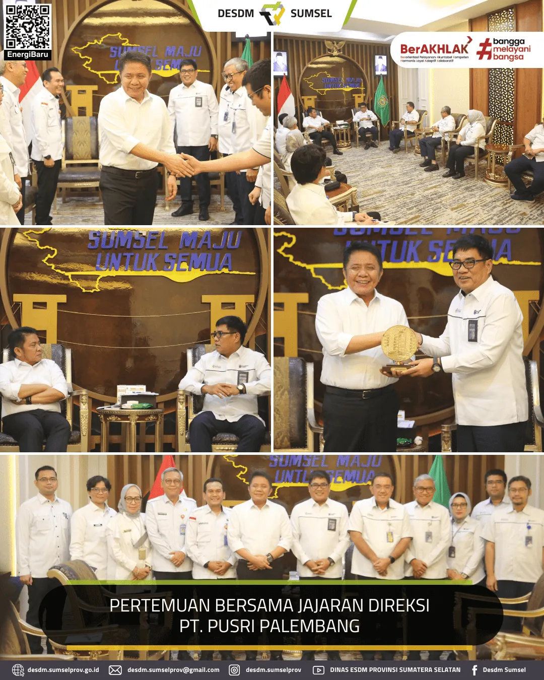 Pertemuan Bersama Jajaran Direksi PT. PUSRI Palembang