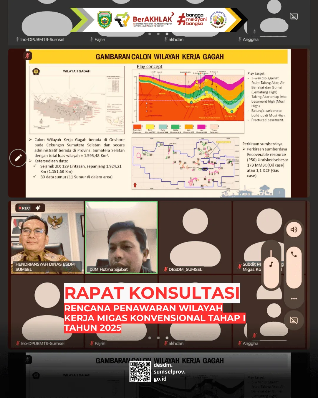 Rapat Konsultasi Rencana Penawaran Wilayah Kerja Migas Konvensional Tahap I Tahun 2025