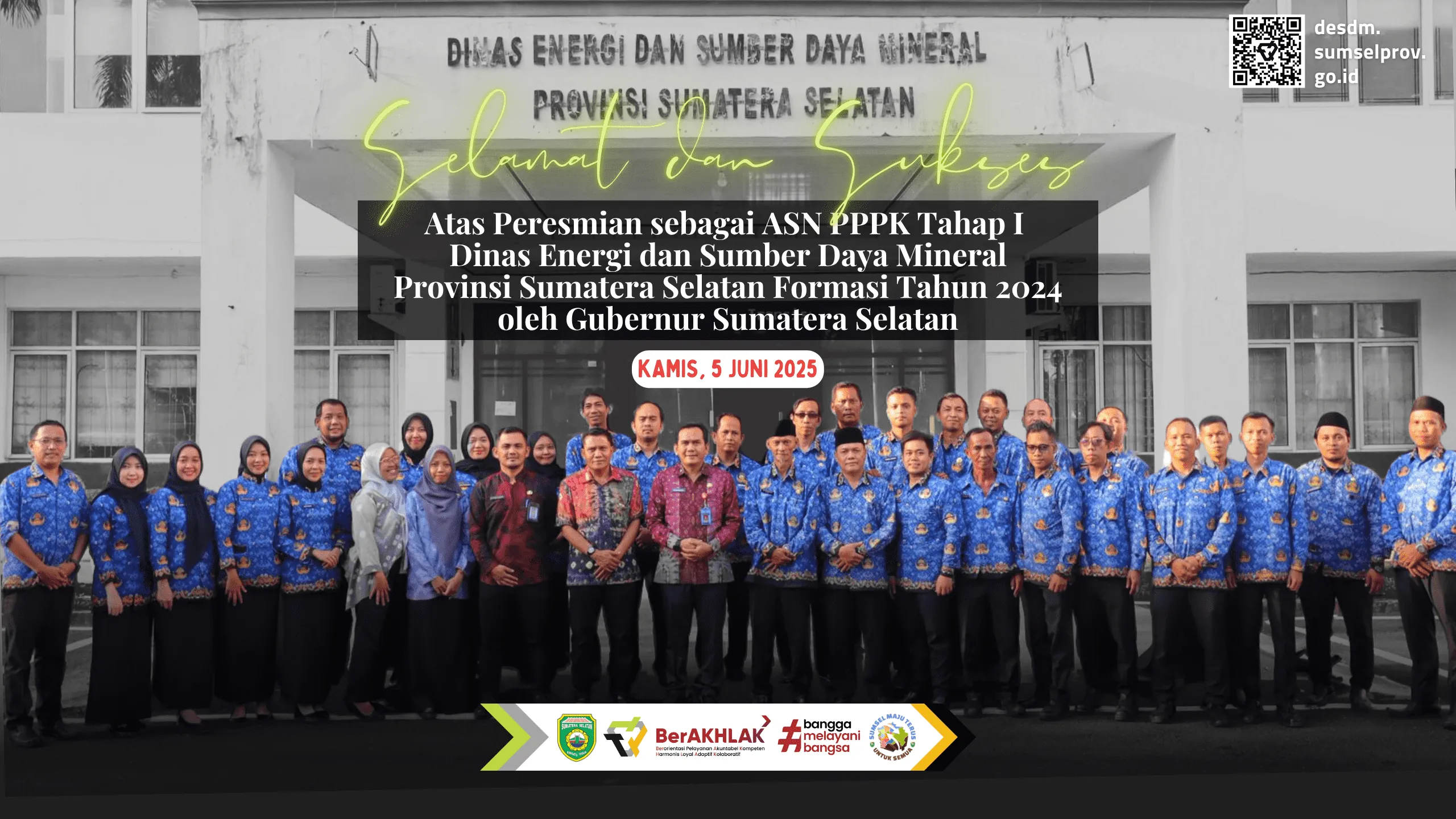 Peresmian ASN PPPK Tahap I