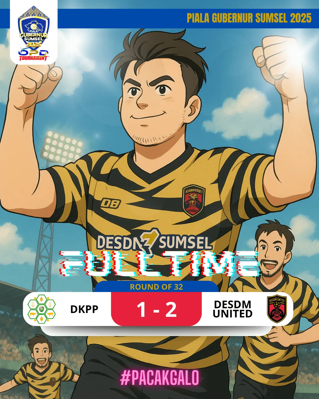 DESDM UNITED Lolos ke 16 Besar Piala Gubernur 2025