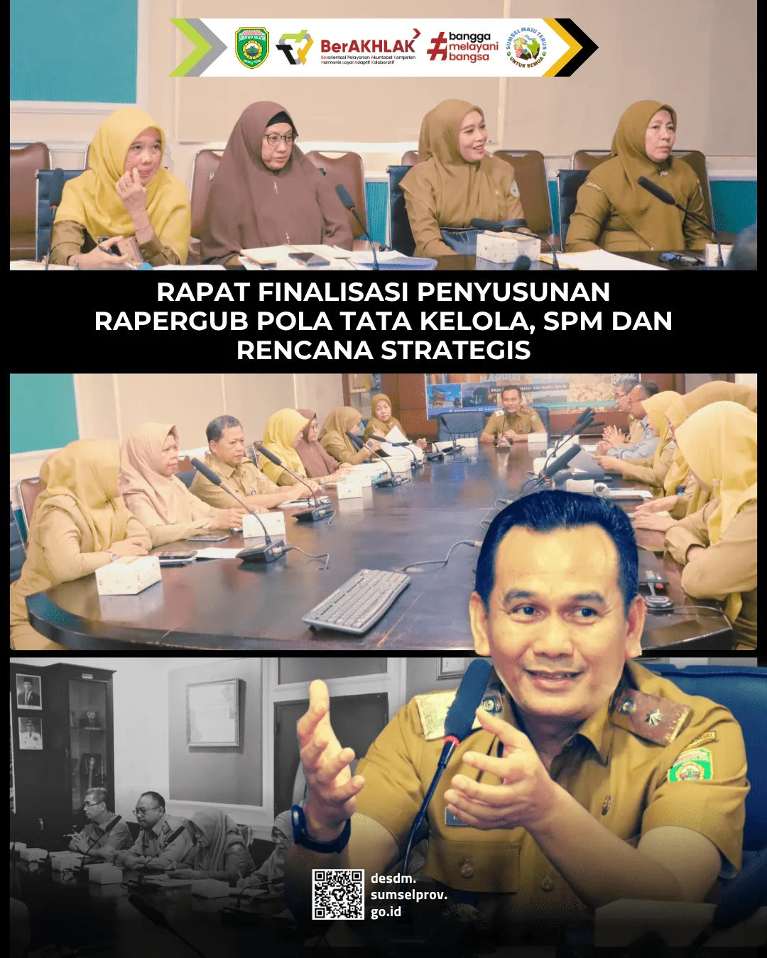 Finalisasi RAPERGUB Pola Tata Kelola, SPM dan Rencana Strategis