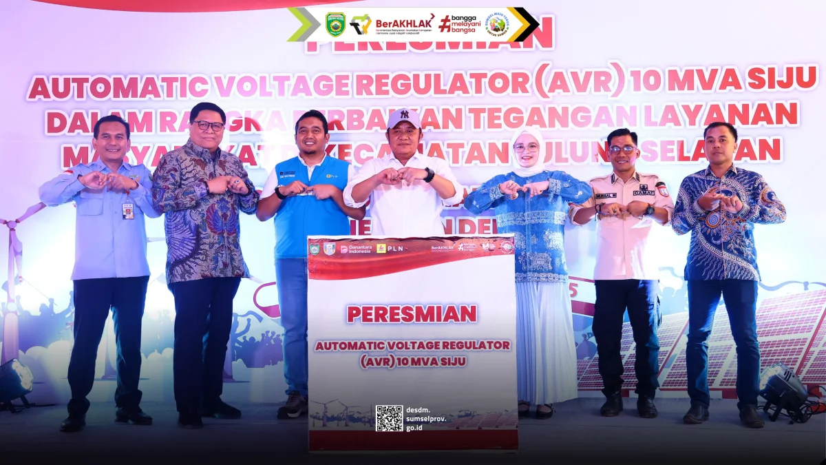 Peresmian AVR 10 MVA Desa Siju