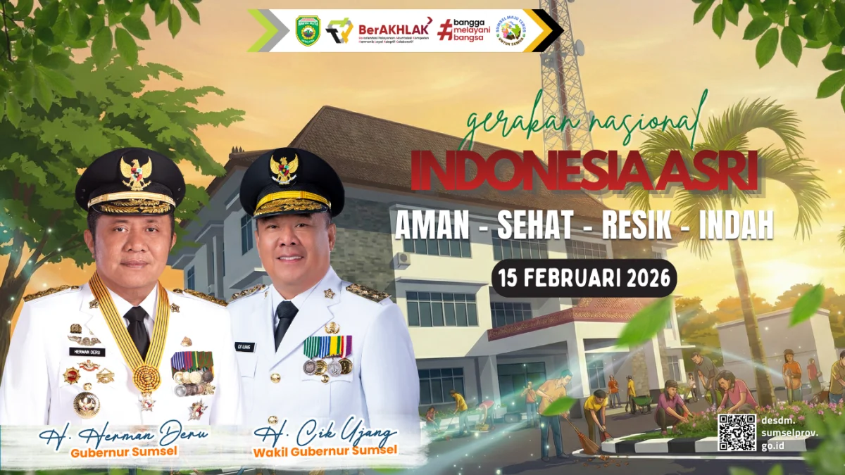 Mewujudkan Sumatera Selatan yang Aman, Sehat, Resik, dan Indah!