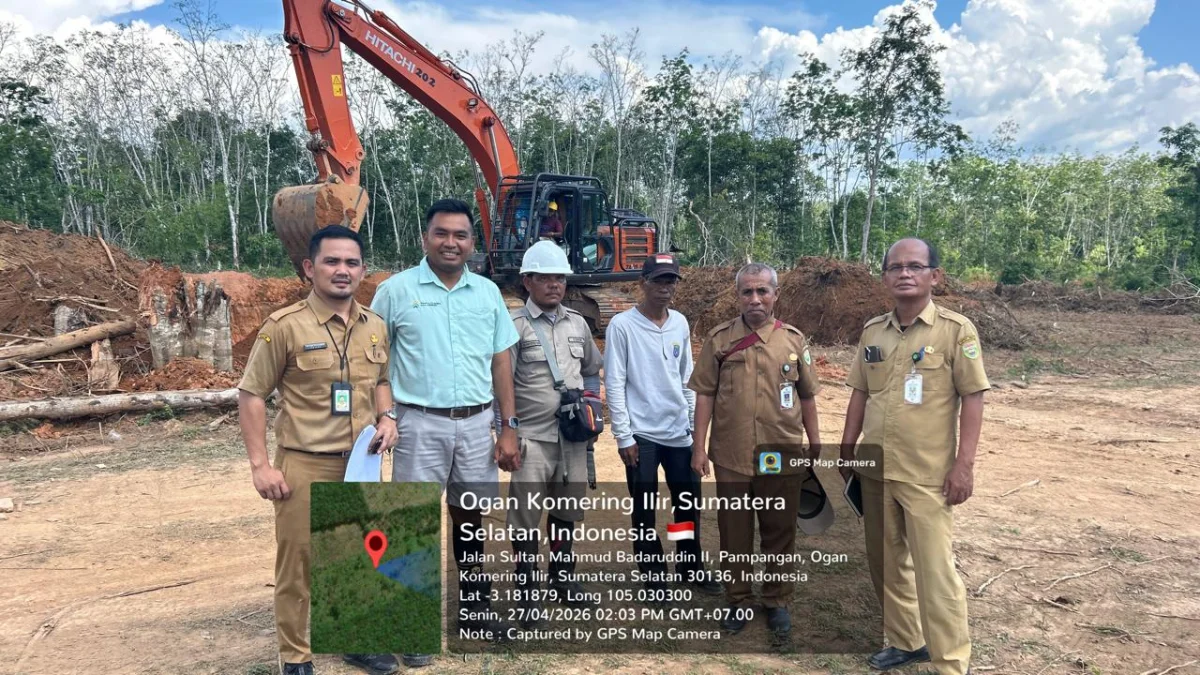Tindak Lanjuti Laporan Masyarakat, Dinas ESDM Sumsel Inspeksi Lokasi Tambang CV. Kelantan Sakti di OKI
