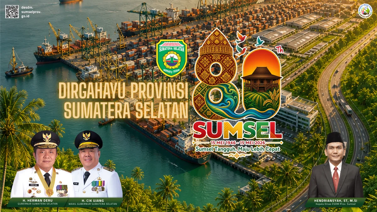 Dirgahayu Provinsi Sumatera Selatan ke 80 Tahun