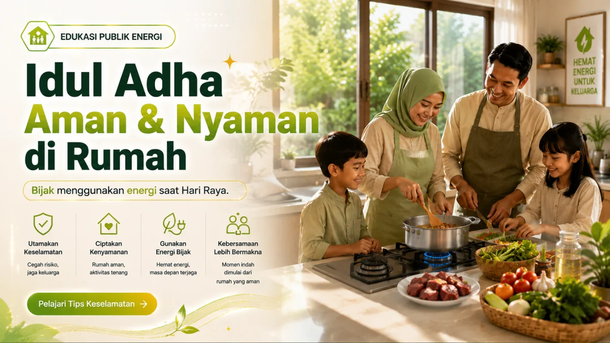 Idul Adha Aman & Nyaman di Rumah: Bijak Menggunakan Energi Saat Hari Raya