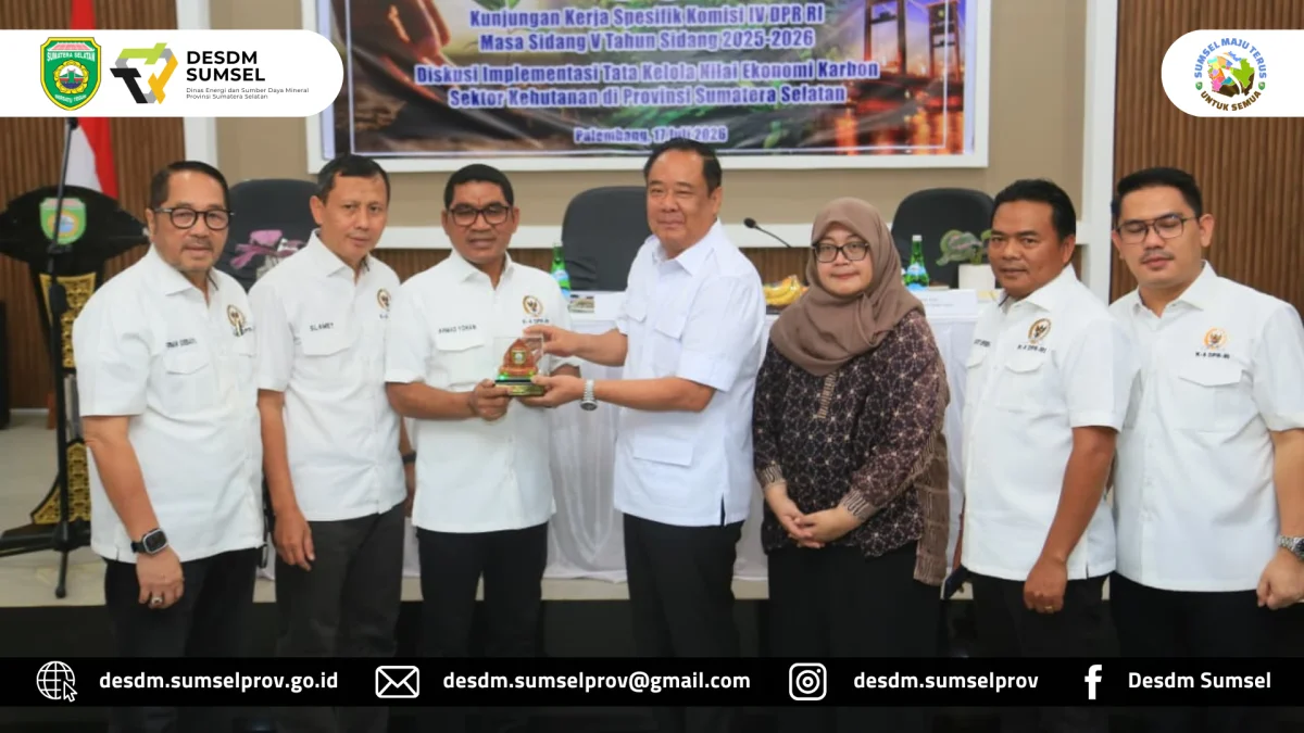 Kunjungan Kerja Spesifik Komisi IV DPR RI di Palembang