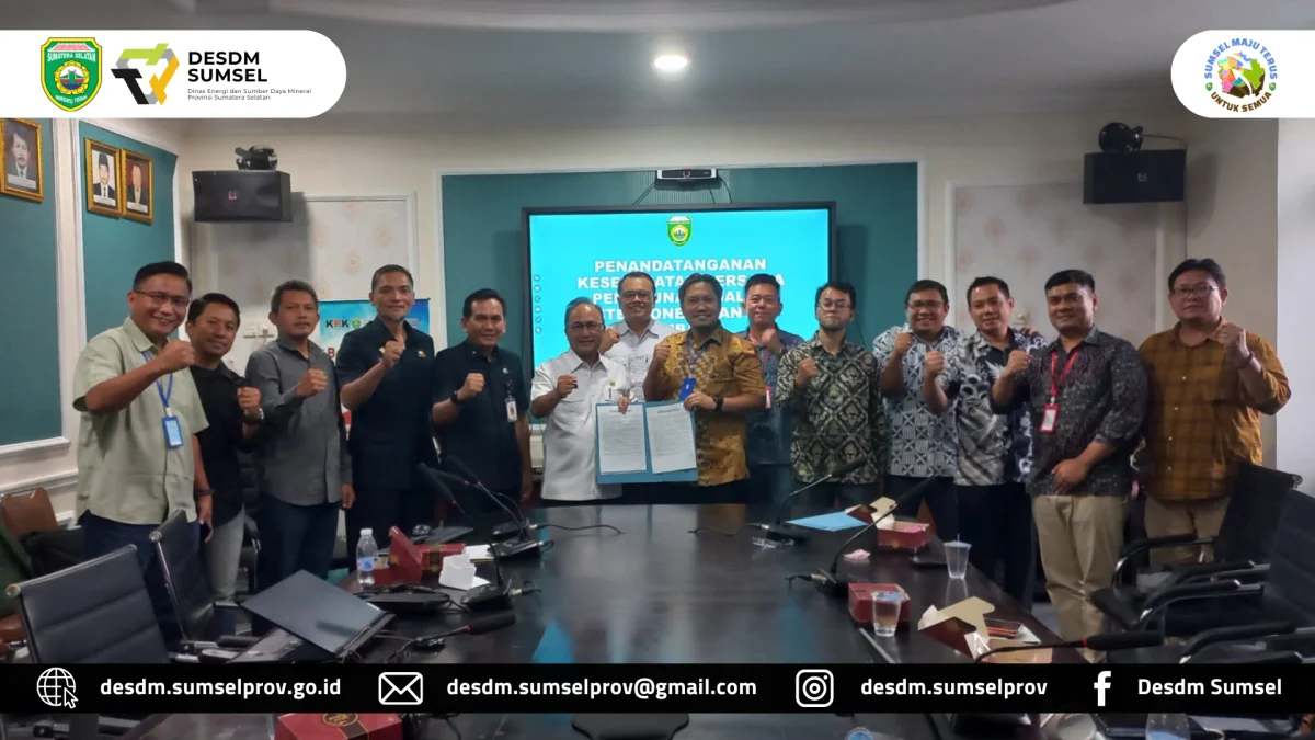 Penandatanganan Kesepakatan Bersama Penggunaan Jalan Interkoneksi Antar Tambang